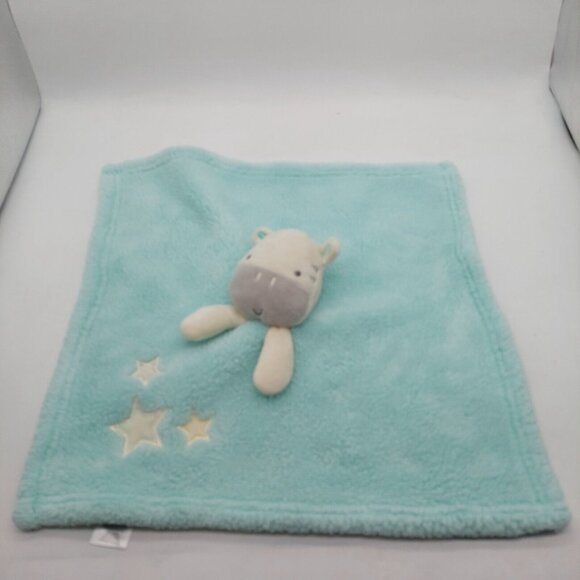 BabyGear Toys Baby Gear Lovey Giraffe Plush Security Blanket White